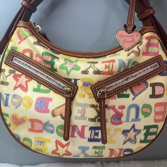 Like New, Auth Dooney and Bourke Circle Hobo Doodle Collection of 2006 rainbow - Picture 5 of 13